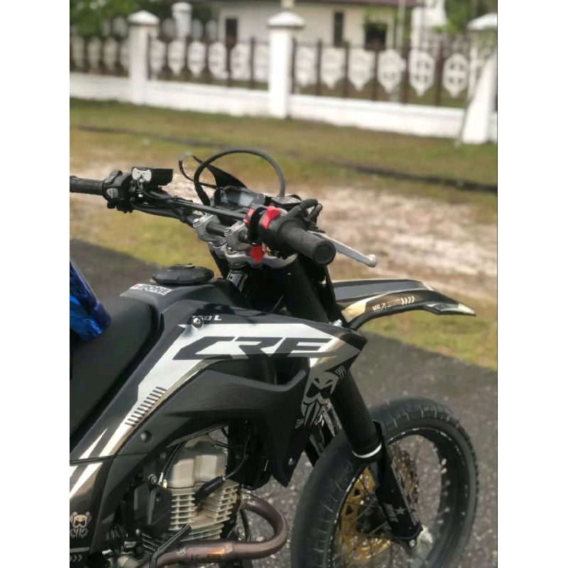 Stiker Decal CRF 150L Full Body Bahan Chrome Stiker Fullbody Crf 150l Bebas Request