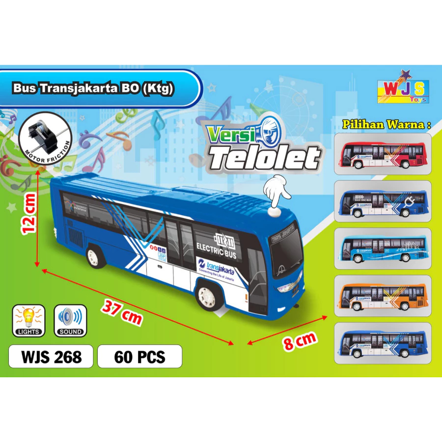 Mainan Transjakarta Busway WJS
