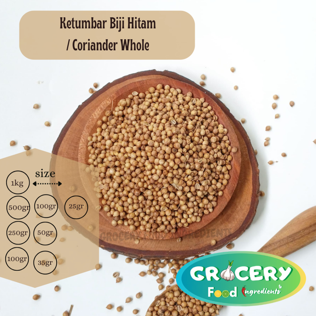 

Ketumbar biji hitam 50gram / coriander whole