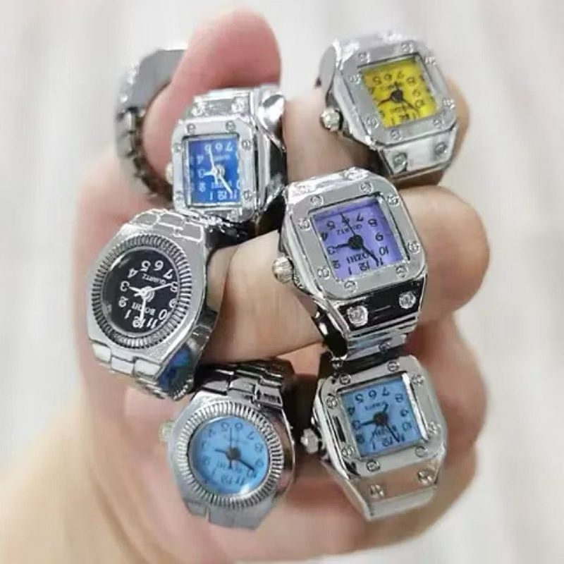 jam tangan cincin jari mini,jam cincin mini hidup