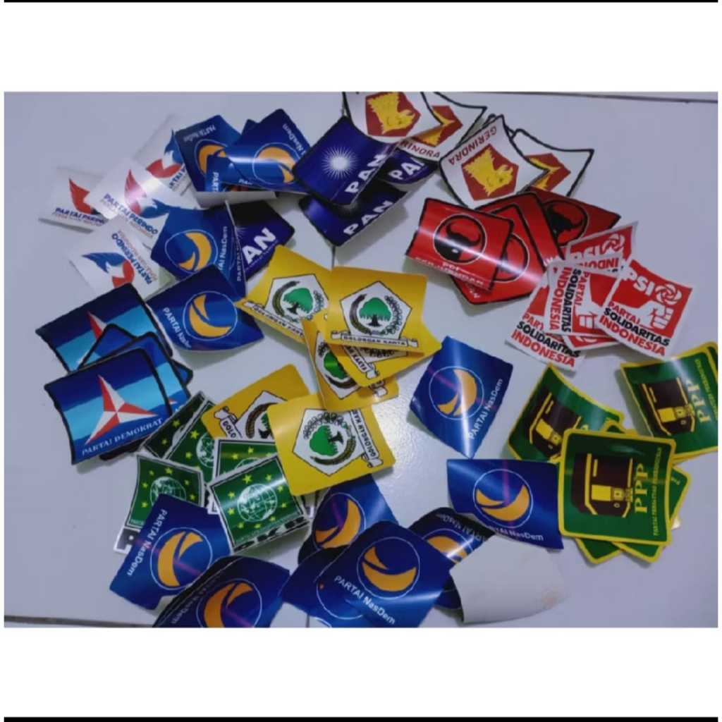 

CUSTOM STICKER PARTAI POLITIK / STICKER PARTAI GROSIR