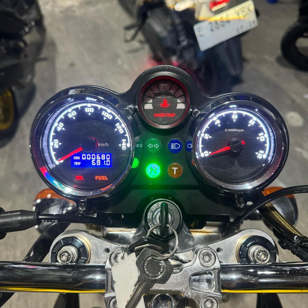 Speedometer Digital Ninja R SS Baru Lengkap dengan Kabel Soket untuk Motor Kawasaki Ninja