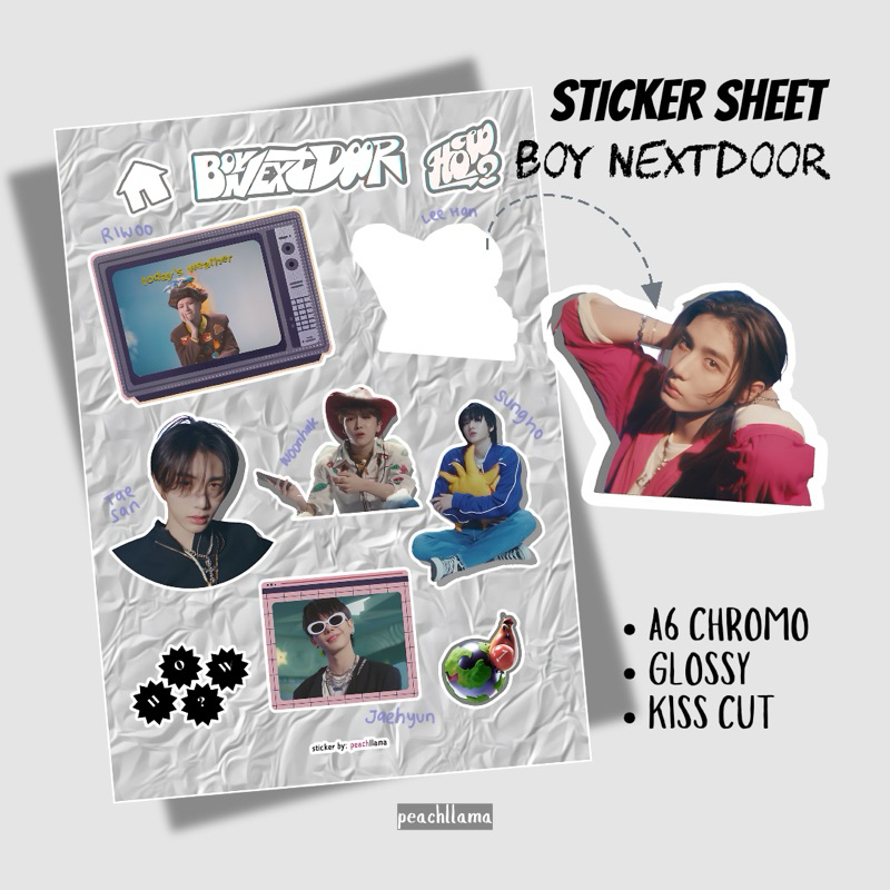 Sticker Set Kpop Boynextdoor BND