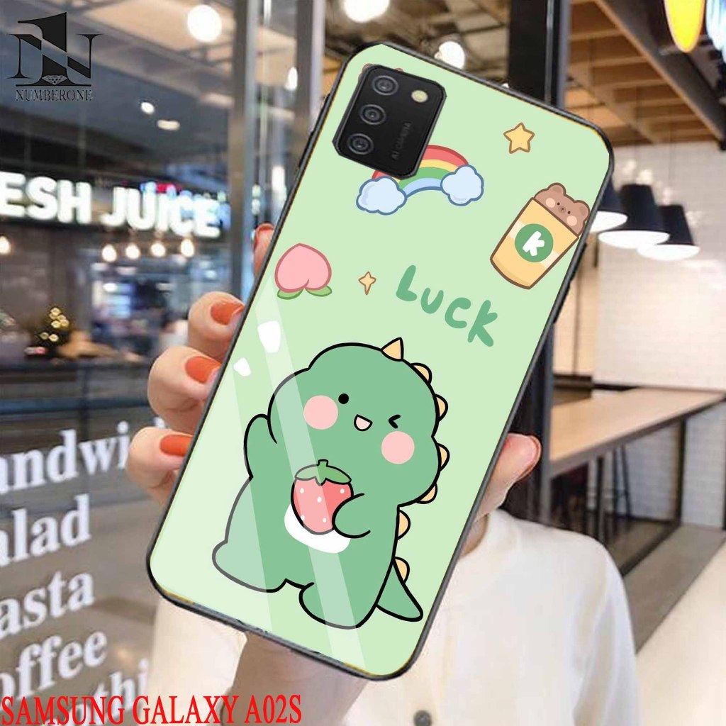 Casing Case Hp Glosy  Samsung Galaxy A02s  [DINO] Aneka casing, case, kondom hp, custom case, case a