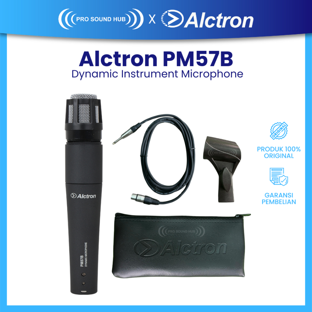Alctron PM57B PM57 B Mic Instrument Microphone Dynamic Gitar Drum Vocal Todong