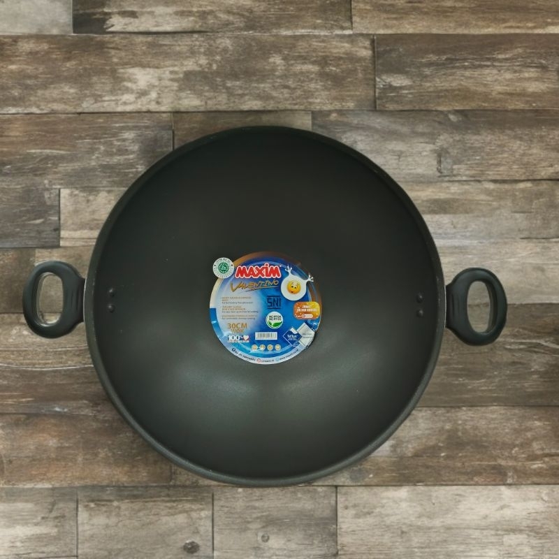 Wajan penggorengan 30 cm penggorengan anti lengket teflon anti lengket