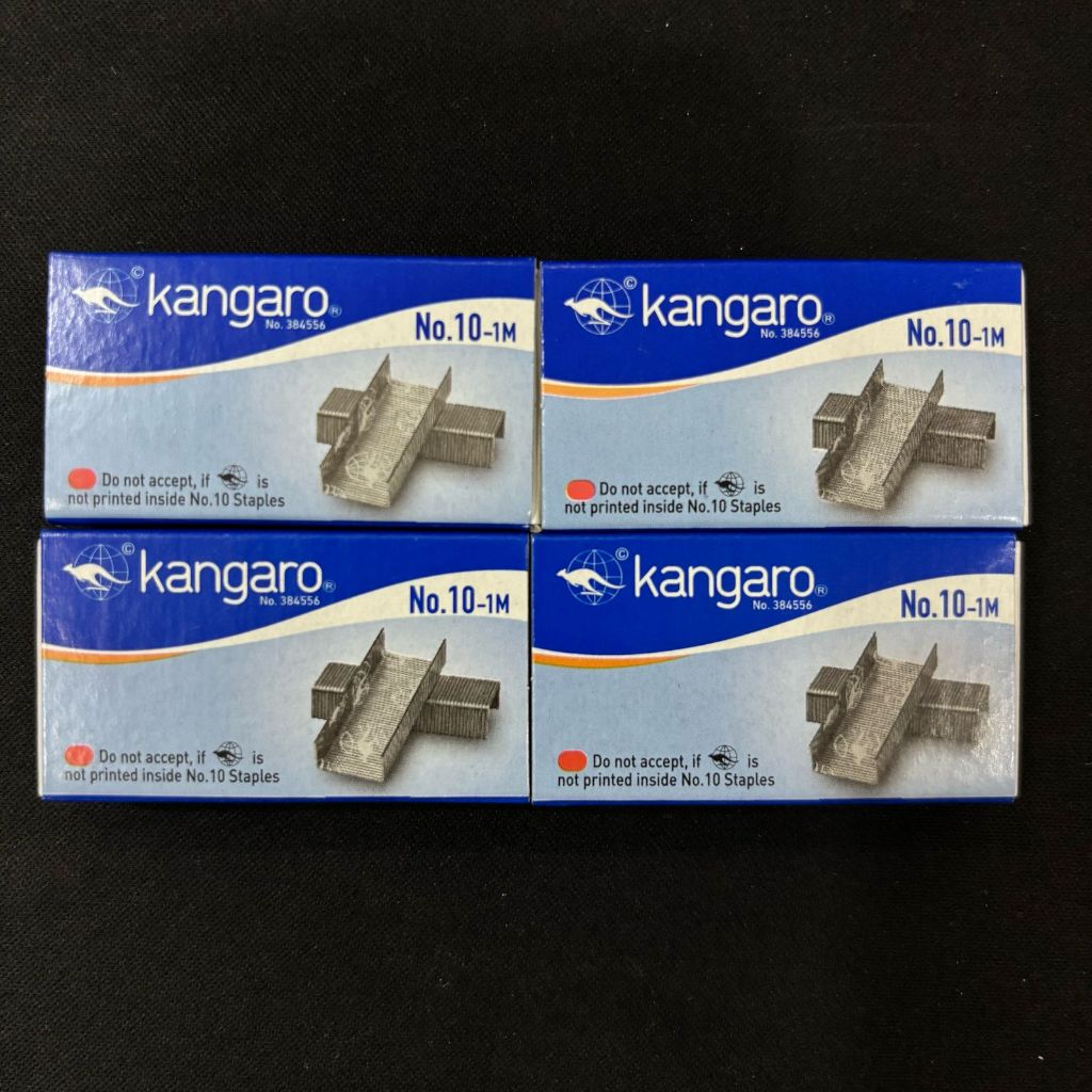 

Isi Staples No. 10 Kangaroo ( Original ) / Isi Staples Kecil / Isi stapler / Peluru staples stapler