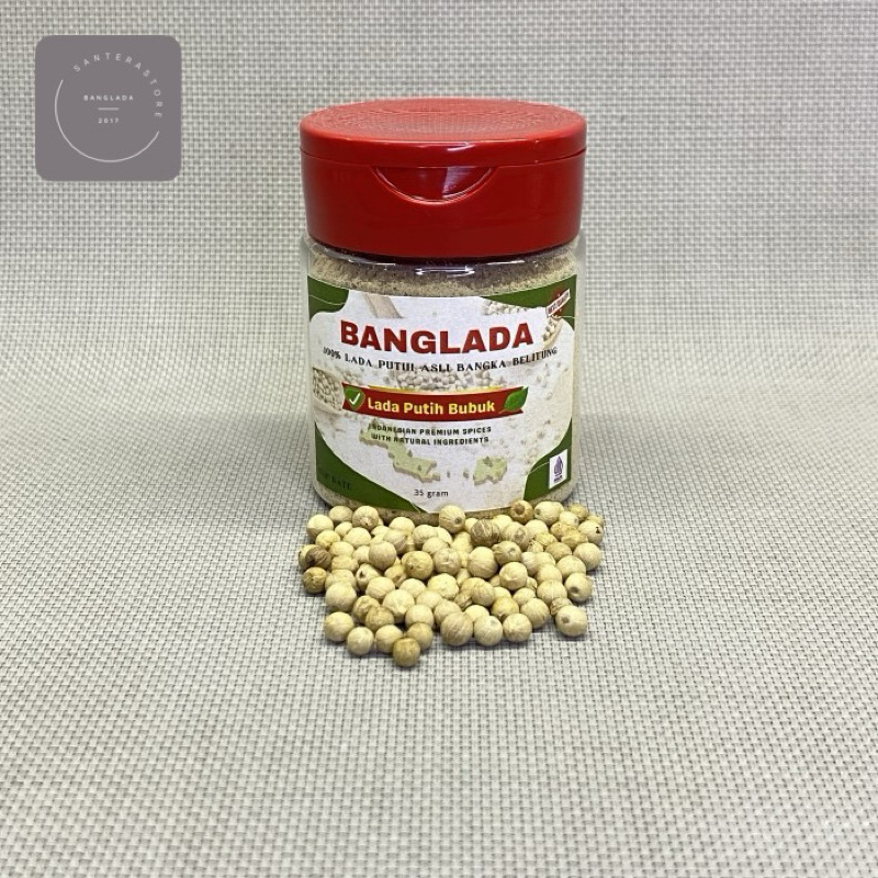

BANGLADA LADA PUTIH BUBUK ASLI PILIHAN BANGKA 35gr