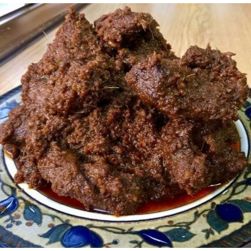 

Rendang Daging Kerbau Uni Ela Asli Payakumbuh Siap Saji Halal 1 Kg