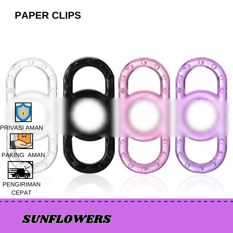 

paper lips/penjepit kertas/pastel paper clips