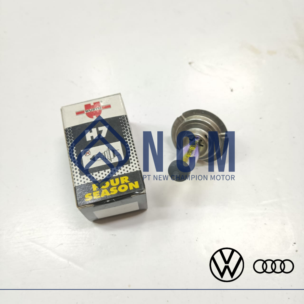 WURTH H7 LAMPU HALOGEN 12V - 100W FOUR SEASON VOLKSWAGEN AUDI HB - 007B ORIGINAL
