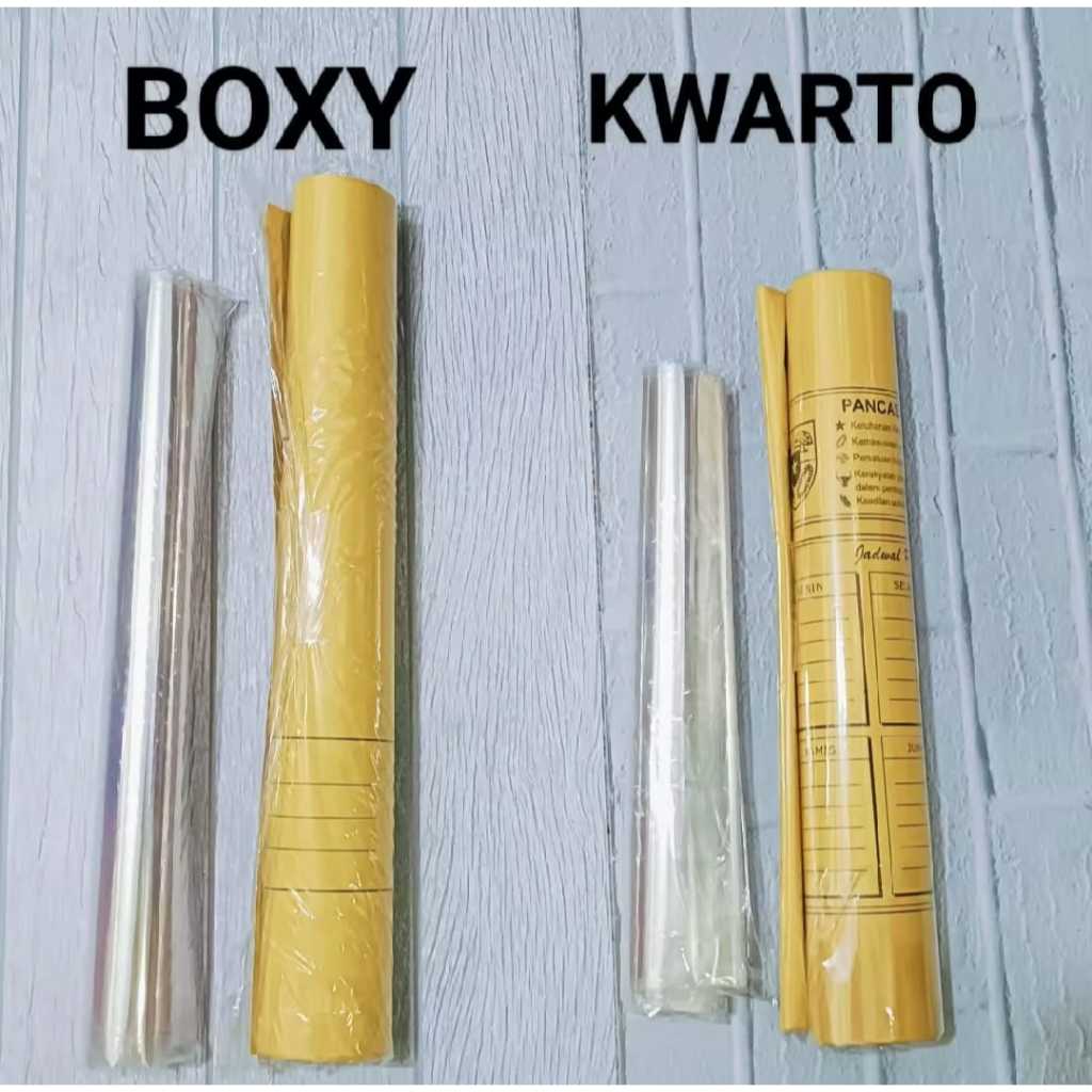 

PROMO PAKET SAMPUL KERTAS DAN PLASTIK TOTAL 2 ROLL ISI 20 LEMBAR, sampul kertas 10 / sampul plastik 10
