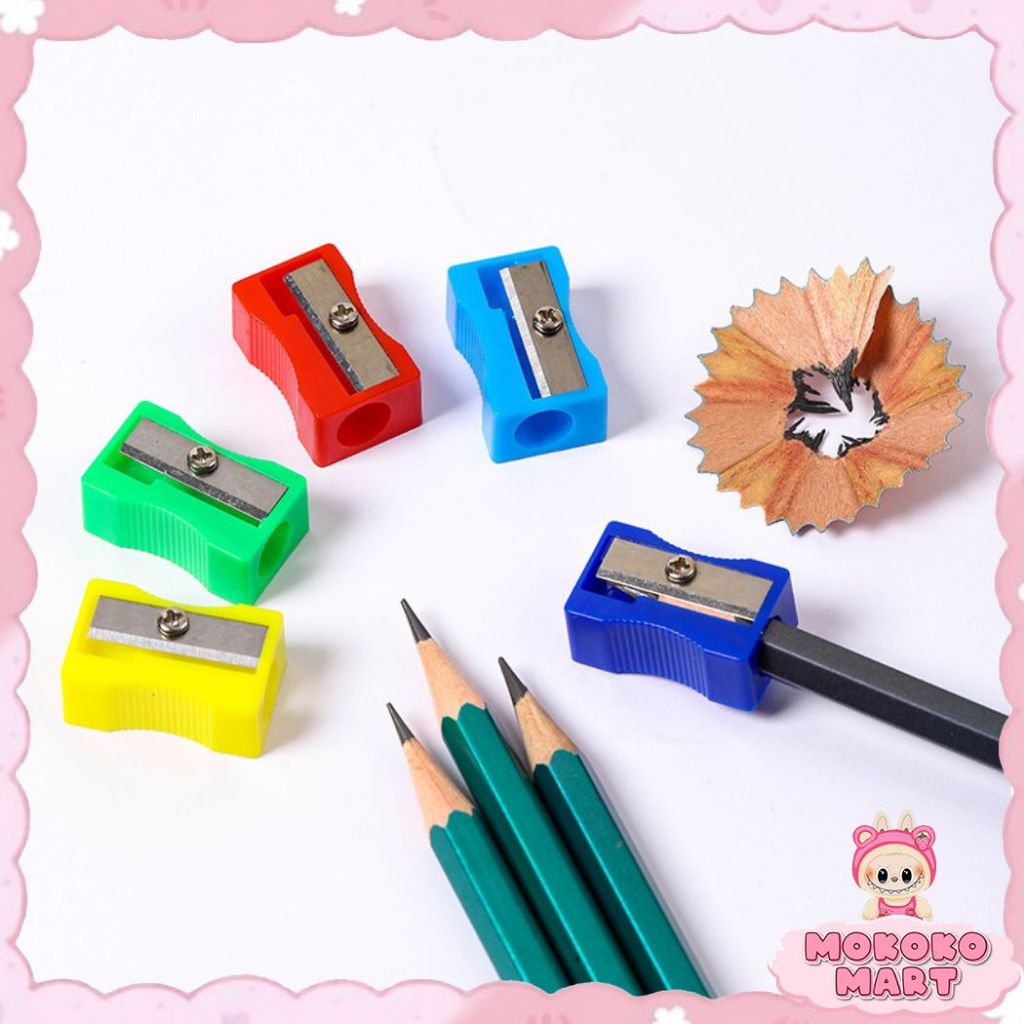 

MM Rautan Pensil Murah Peraut Pensil Alat Tulis Kantor Rautan Mini Unik Warna Warni Harga Termurah