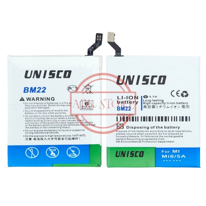 BATERAI UNISCO BM22 XIAOMI MI 5 BATTERY DOUBLE POWER