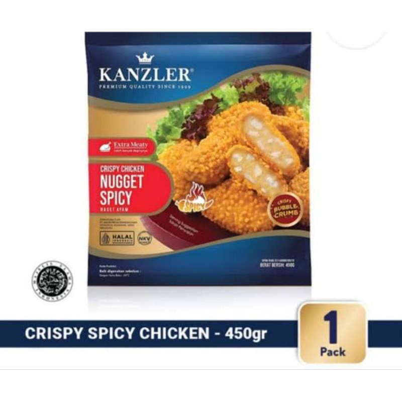 

Kanzler Crispy Chicken Nugget Spicy 450gr