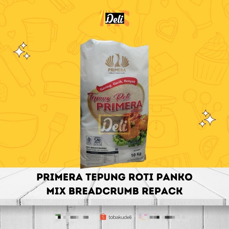 

Primera Tepung Roti Panir Panko Campur Mix Breadcrumb Repack 500gr