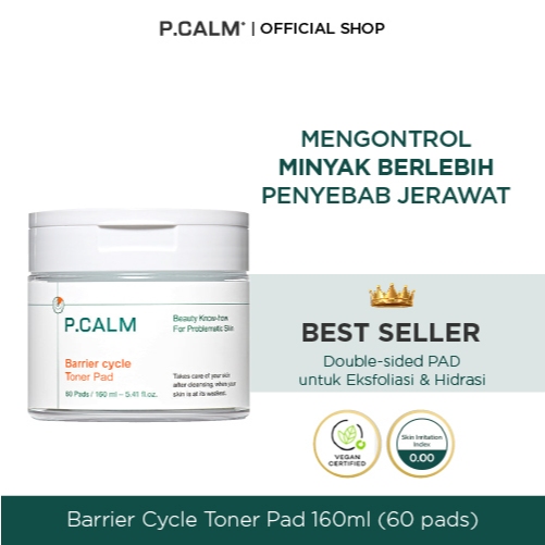 P.CALM Barrier Cycle KMX Toner Pad 60ea