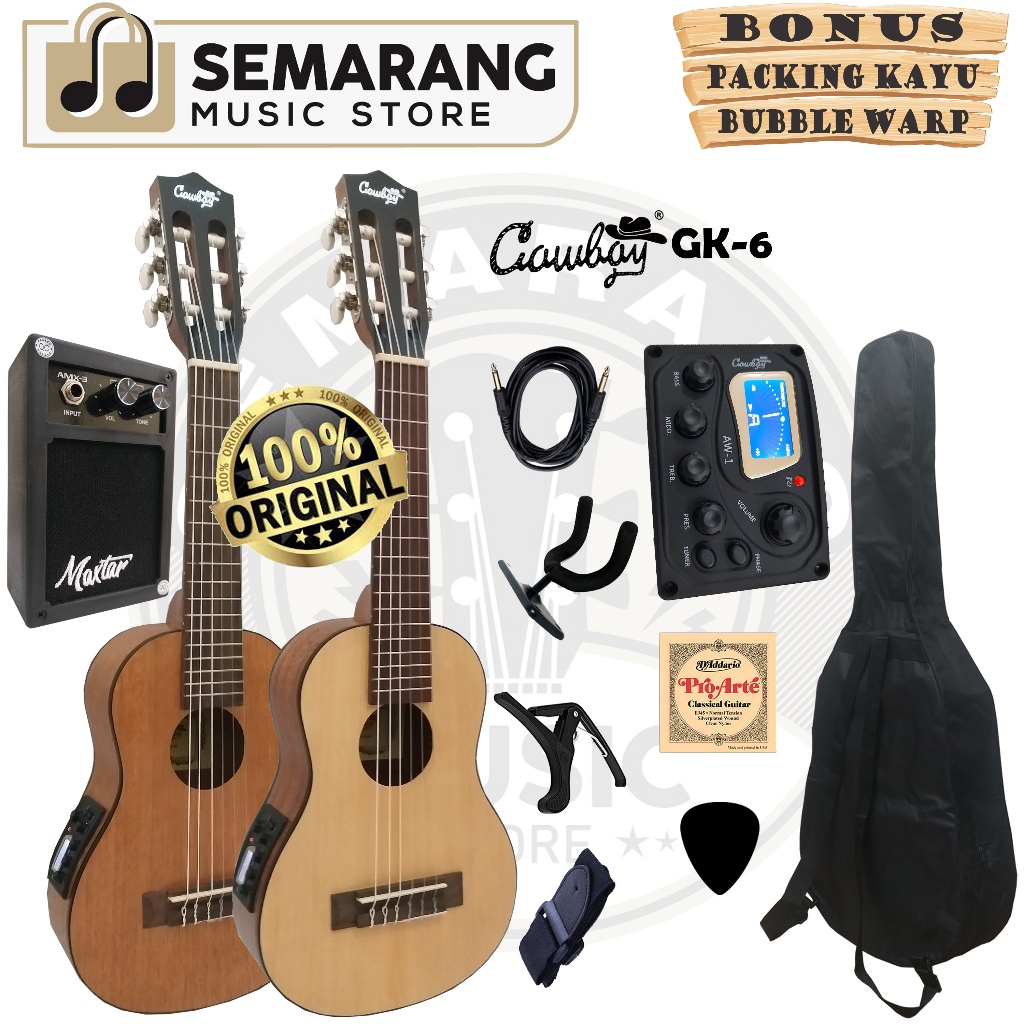 BISA COD Guitalele Elektrik Cowboy GK-6 NA / GK 6NS Gitar Cowboy Original