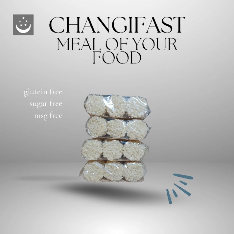 

changifast -rengginang rice snack crackers 42 pieces