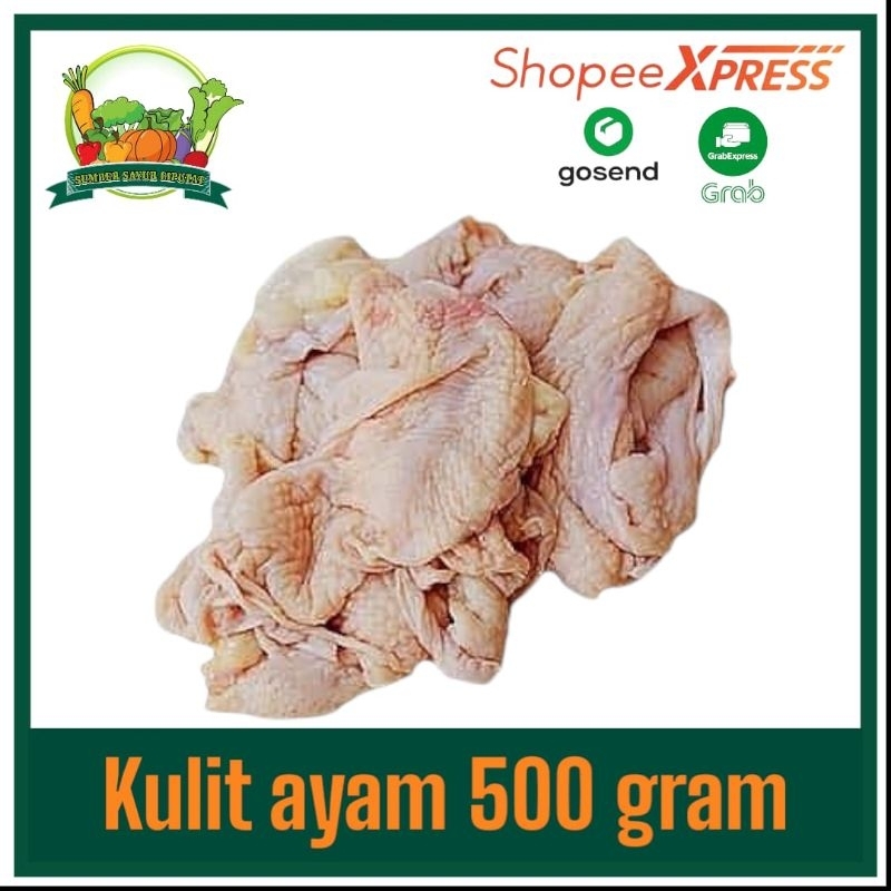 

Kulit ayam segar 500 gram