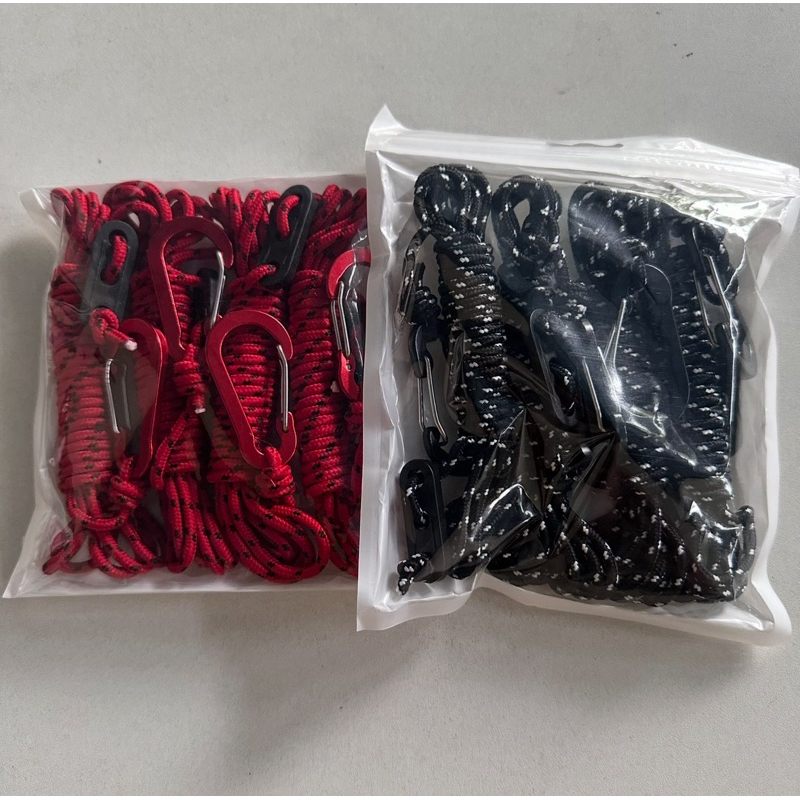 1 set tali flysheet guyline tenda isi 4 pcs