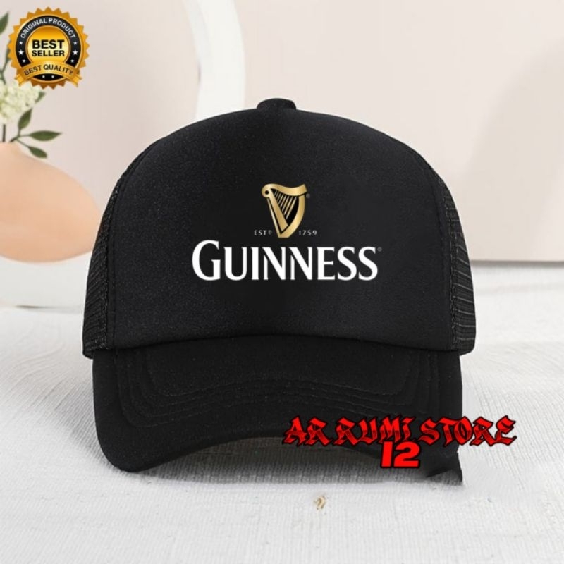 jual topi trucker topi jaring topi bisbol LOGO GUINNESS -BAYAR DI TEMPAT