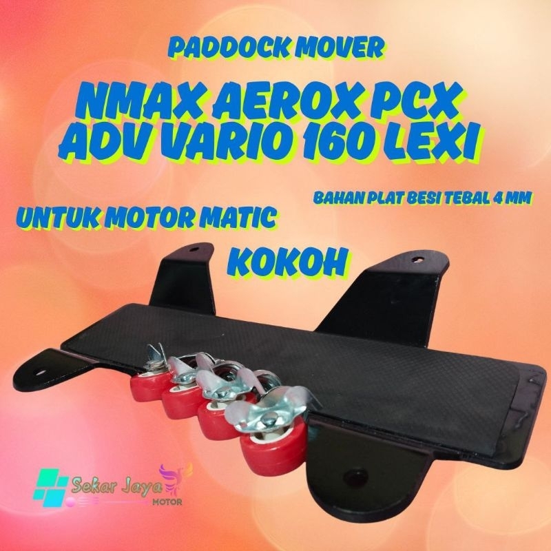 Paddock Mover Free parking Paddock geser paddock standar motor matic slidding paddock standar tengah