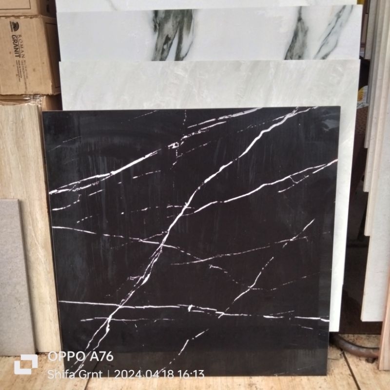 Granit lantai 80x80.Apolion black/Torch Granit