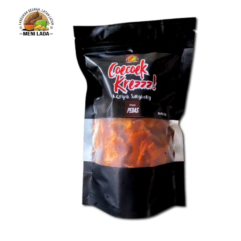 

Coecoek Krezzz! - Keripik Singkong Rasa Pedas Sepedas Sakit Hati Isi 100gr