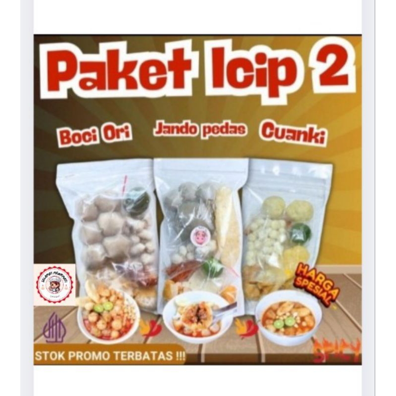 

[PAKET ICIP 2 - DAPAT 3 PCS BOCI ORIGINAL, BOCI JANDO, DAN CUANGKI]