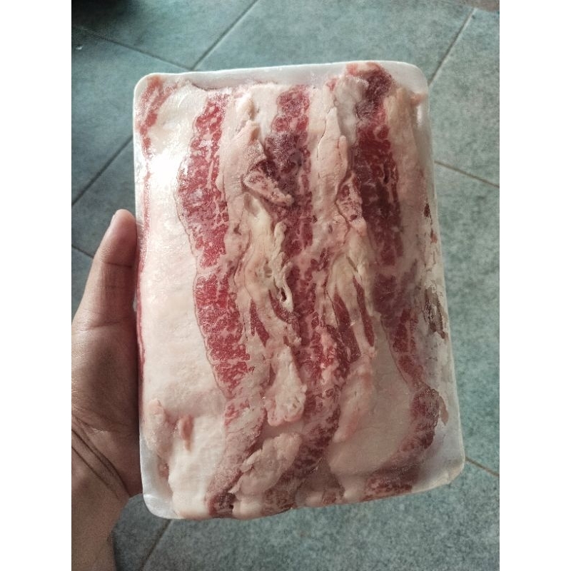 

Daging sapi import slice beef yoshinoya 500gram bukan frozen daging fresh