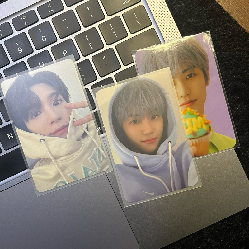 [3 PC] PHOTOCARD JENO JAEMIN NCT DREAM NCT HOME SG21 SEASON GREETINGS 2021 HOODIE PUTIH BIRU CUPCAKE