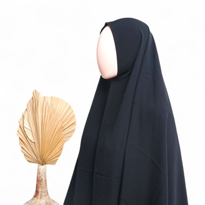 Khimar/Jilbab/ Bergo Fortaleza fine Jumbo V Cutting