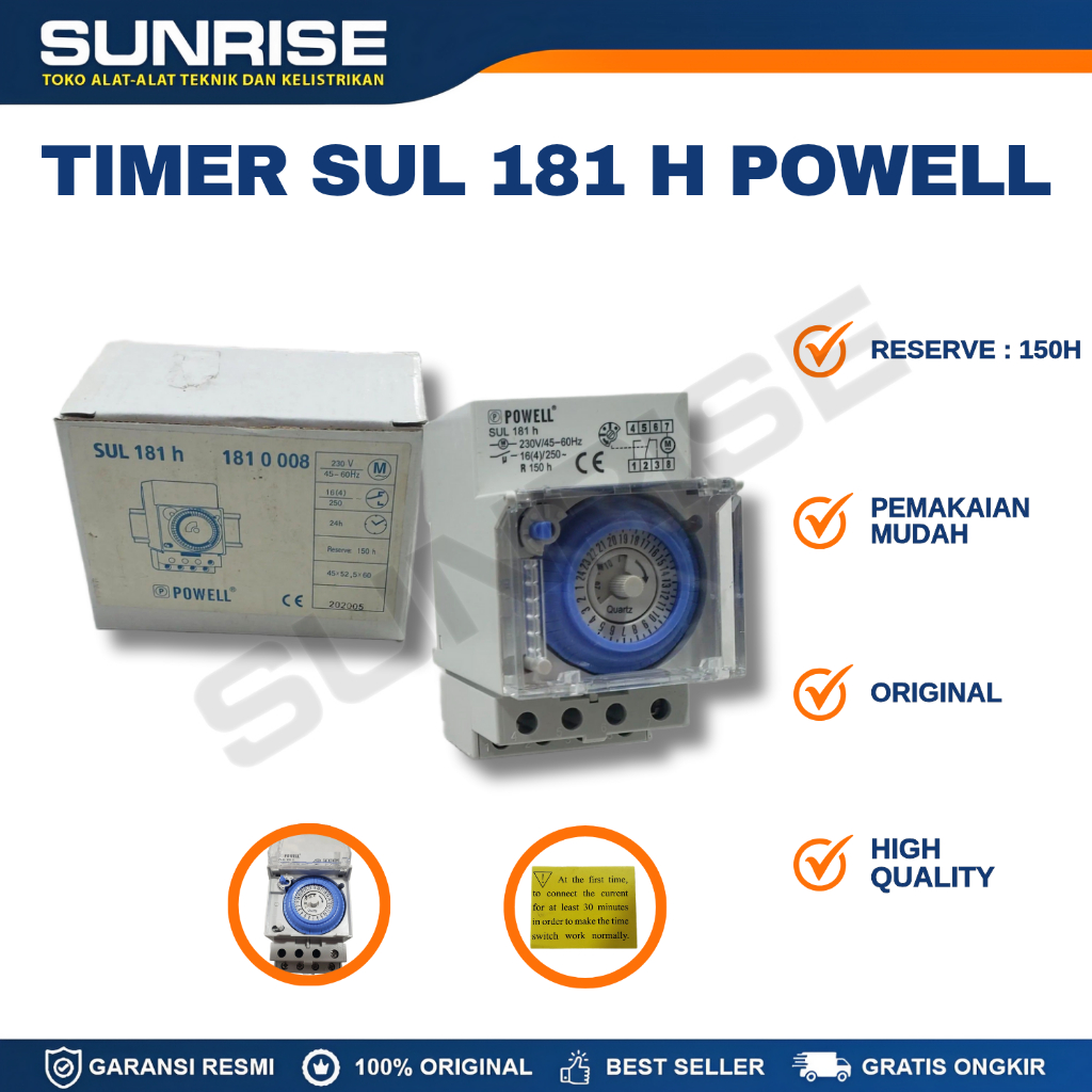 TIMER SUL 181 H POWEL/PANEL LAMPU OTOMATIS