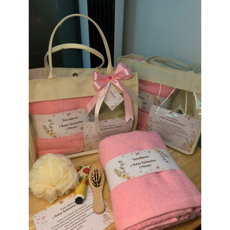 HAMPERS HANDUK BESAR - HAMPERS PREMIUM HAMPERS SIRAMAN PENGAJIAN AQIQAH TASYAKURAN