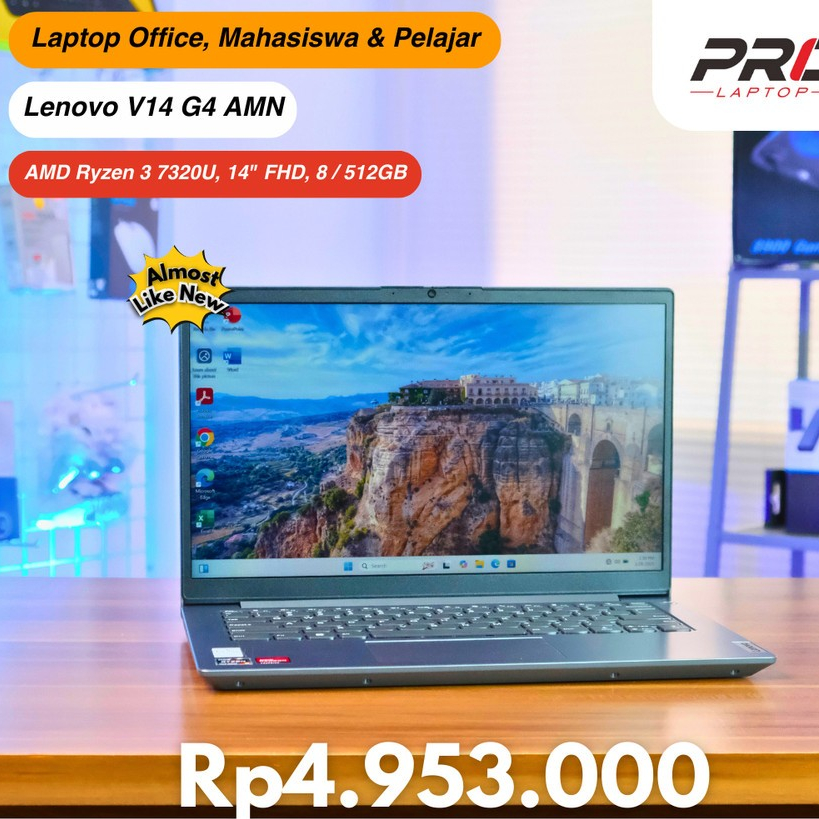 Lenovo V14 G4 AMN Ryzen 3 7320U 8/512GB 14" FHD
