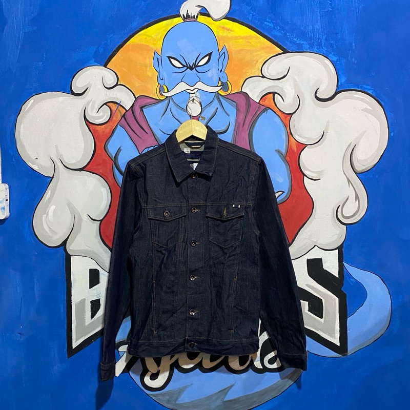 jaket denim 16oz selvedge zar men