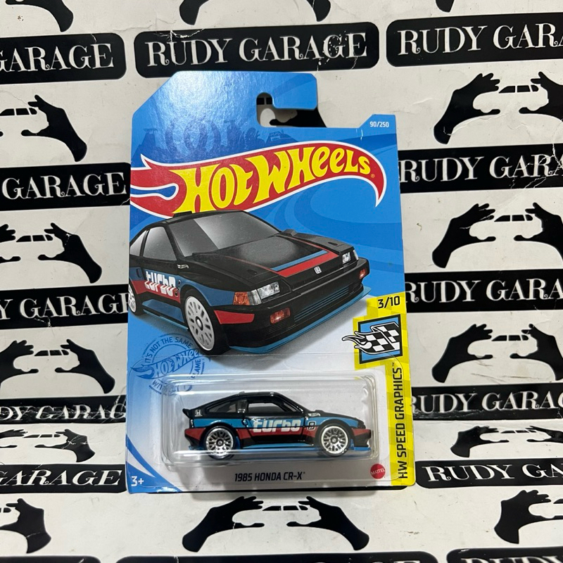 Hot Wheels 1985 Honda Crx Turbo Hitam