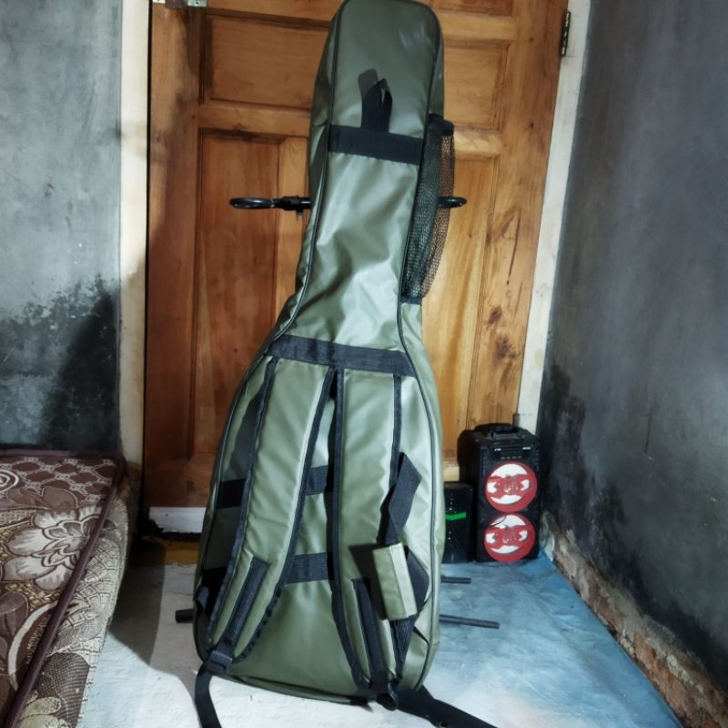 gigbag gitar elektrik dan gitar akustik 3/4 bahan tebal