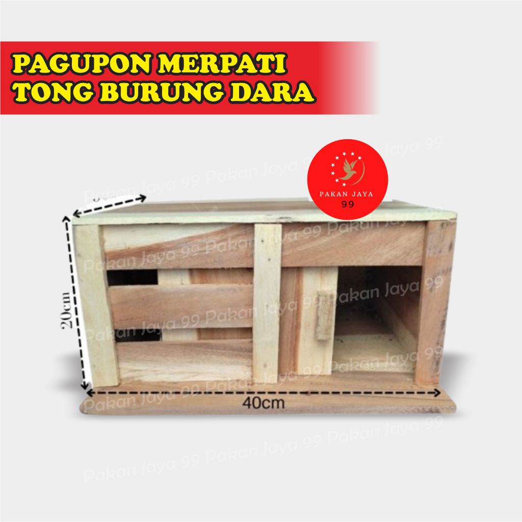READY GUPON MERPATI PINTU GESER SLOROK MODEL SEKAT KANDANG SANGKAR BURUNG DARA BAHAN KAYU TERMURAH