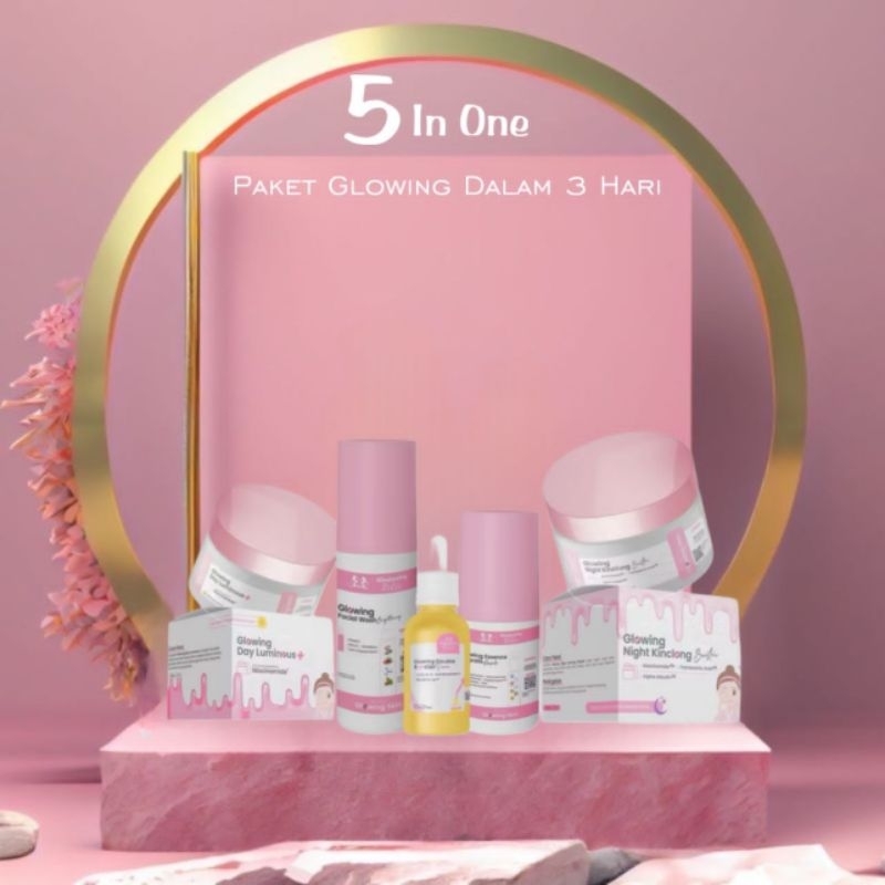 5 Paket Lengkap Dosis 3 Gloglowing Skincare Bpom
