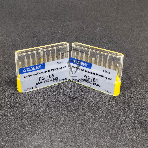 Dental Diamond Bur Azdent FG-105 Polishing Kit