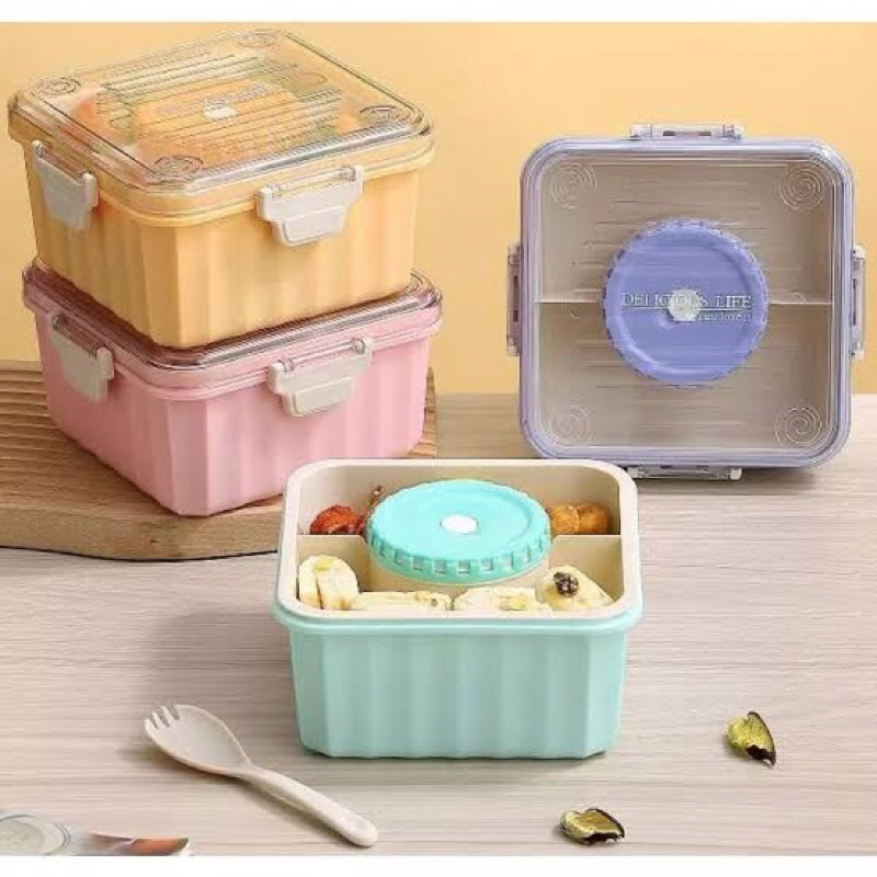 Lunch box Delicious Life Kotak makan tempat makanan