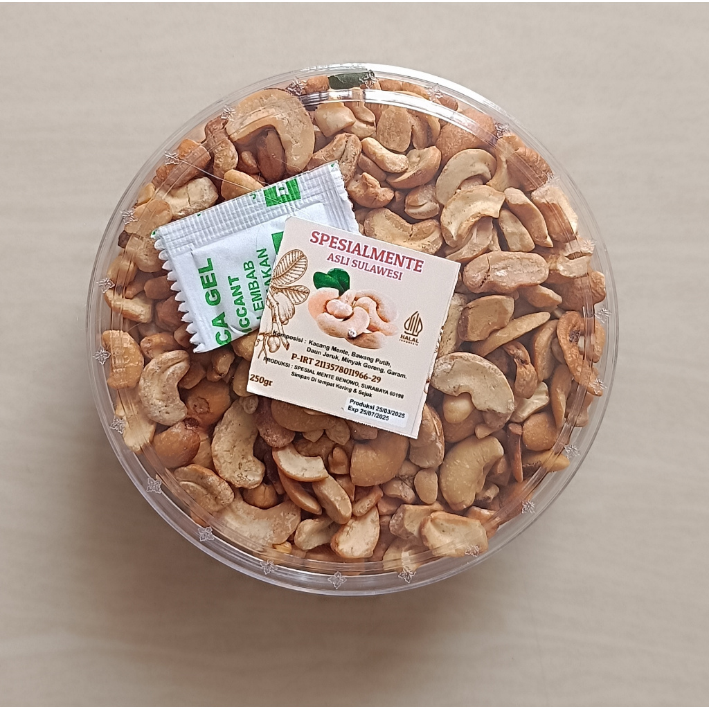 

Kacang Mente Goreng Patah Patah - Kacang Mede Sulawesi