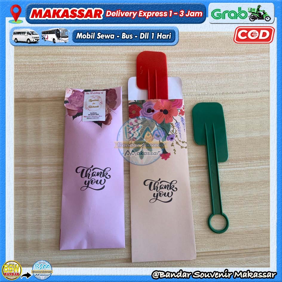 (isi 50 pcs) Souvenir POLESAN kemas AMPLOP Sovenir Suvenir Pernikahan Murah Makassar
