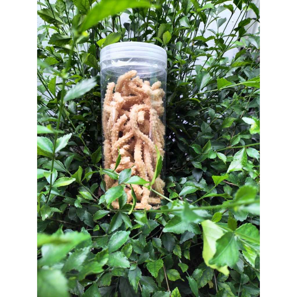 

Kue akar kelpa wijen manis kemasan toples 250g enak dan gurih