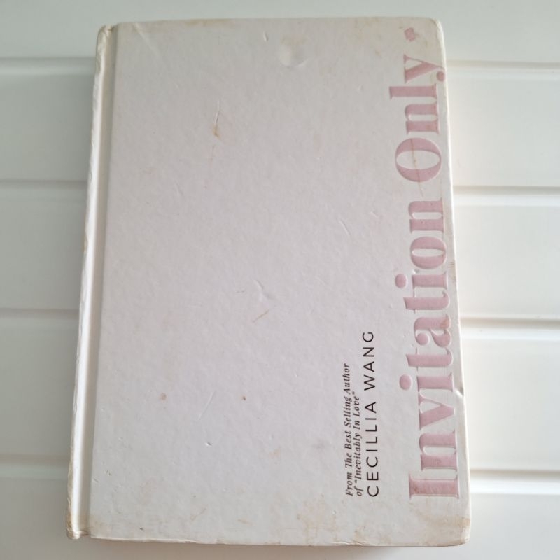 [ORIGINAL] Novel invitation only hardcover - cecilia wang