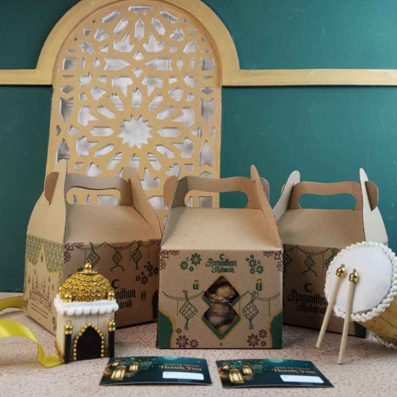 

Gable Box Hampers Kue Kering Lebaran Idul Fitri Eid Al-Fitr Isi 2 Toples