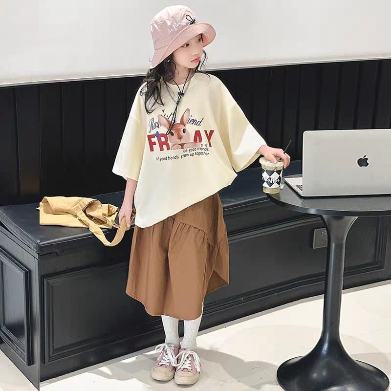 RG-038 SETELAN ROK ANAK PEREMPUAN IMPORT USIA 8-13 TAHUN
