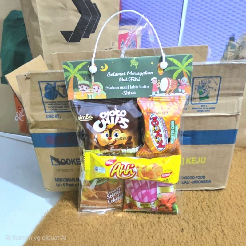 

Bingkisan Snack Ulang tahun Hampers Lebaran Sovenir Lebaran